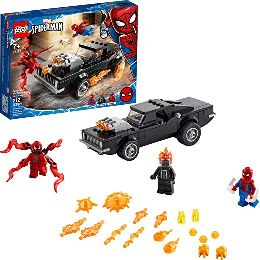 Spiderman and Ghost Rider vs Carnage lego set